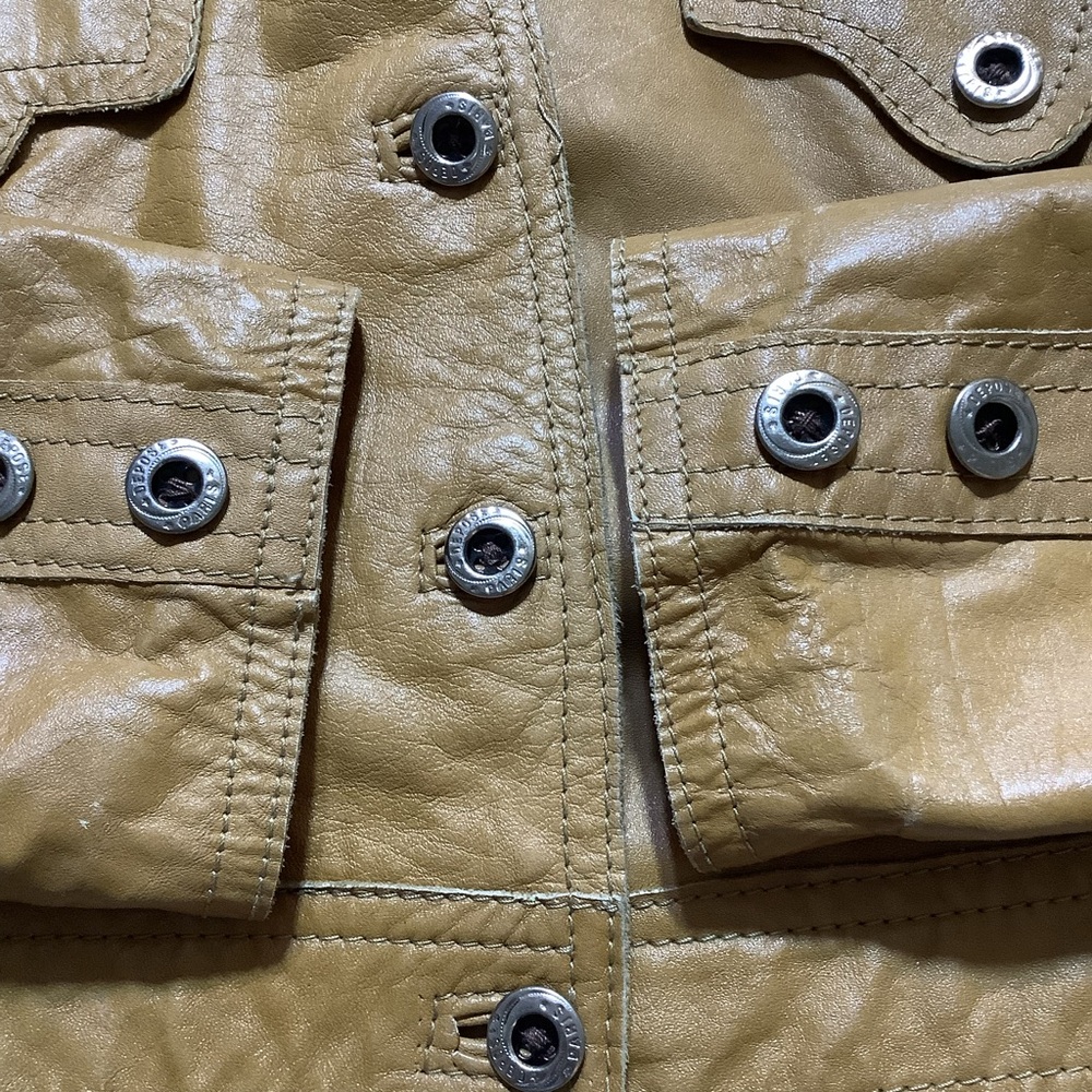 Tan Cropped Jacket - image 4
